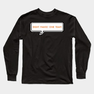 Eight makes one team - ATEEZ Long Sleeve T-Shirt